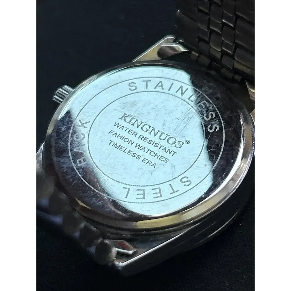 Dedima Silver Tone Quartz Watch